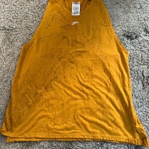 Reebok Golden Yellow Sleeveless Top